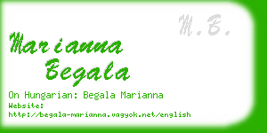 marianna begala business card